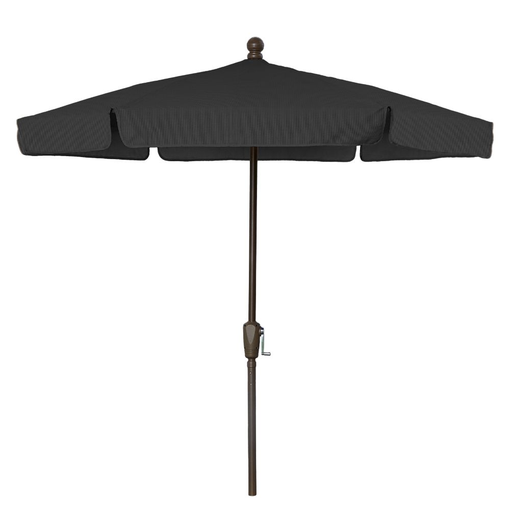 Fiberbuilt Umbrellas & Cushions 7GCRCB-Black 7.5